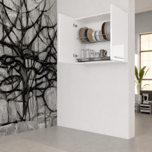 Pensile cucina scolapiatti 90 cm Nuvio 90