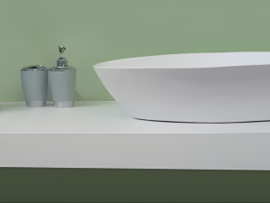 mensola per lavabo 100 cm